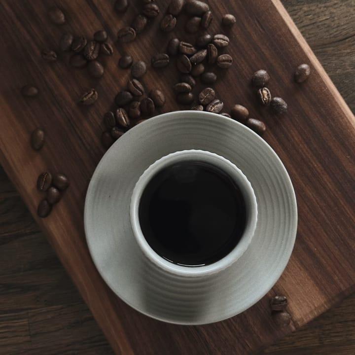 Duga Espressotasse 4er Pack, Weiß, sandgrau, antracit, schwarz Vargen & Thor