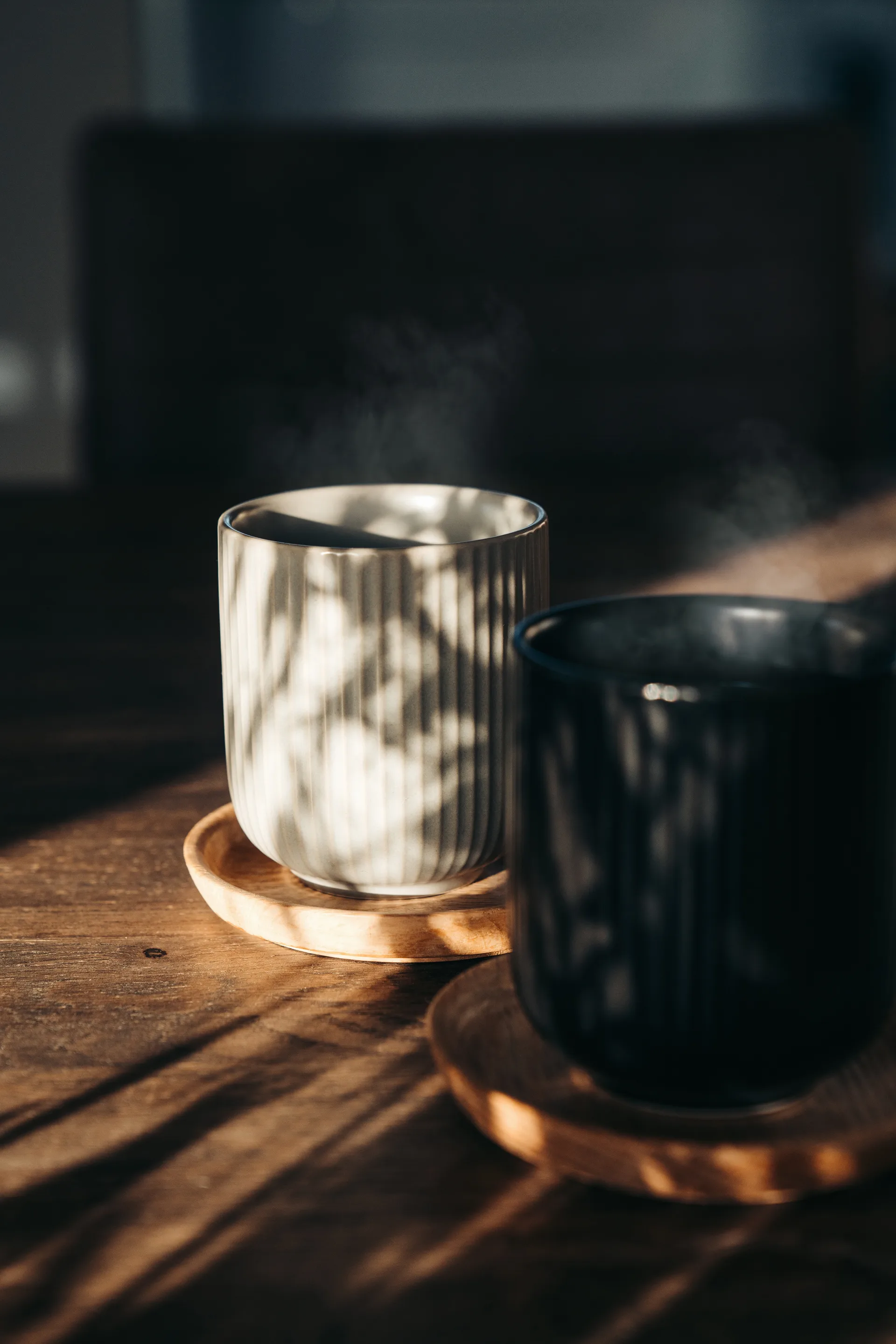 Duga Tasse 20 cl 4er Pack, Weiß, sandgrau, antracit, schwarz Vargen & Thor