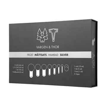 Frost Messlöffelset - Silber, 7 Teile - Vargen & Thor