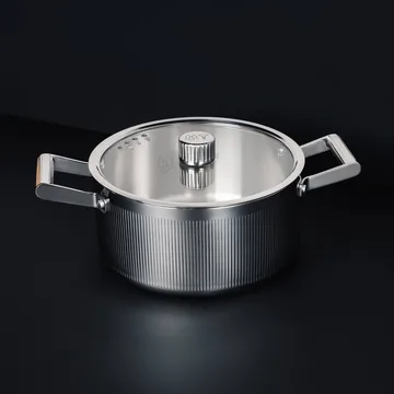Glima Topf - Edelstahl, Glasdeckel, 2 l - Vargen & Thor