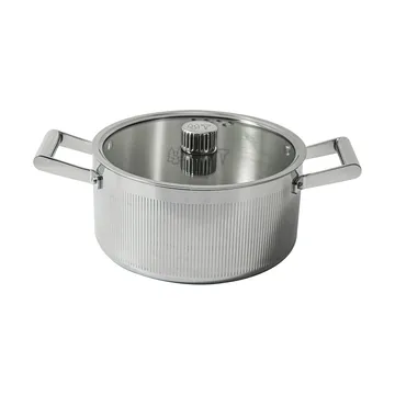 Glima Topf - Edelstahl, Glasdeckel, 4 l - Vargen & Thor