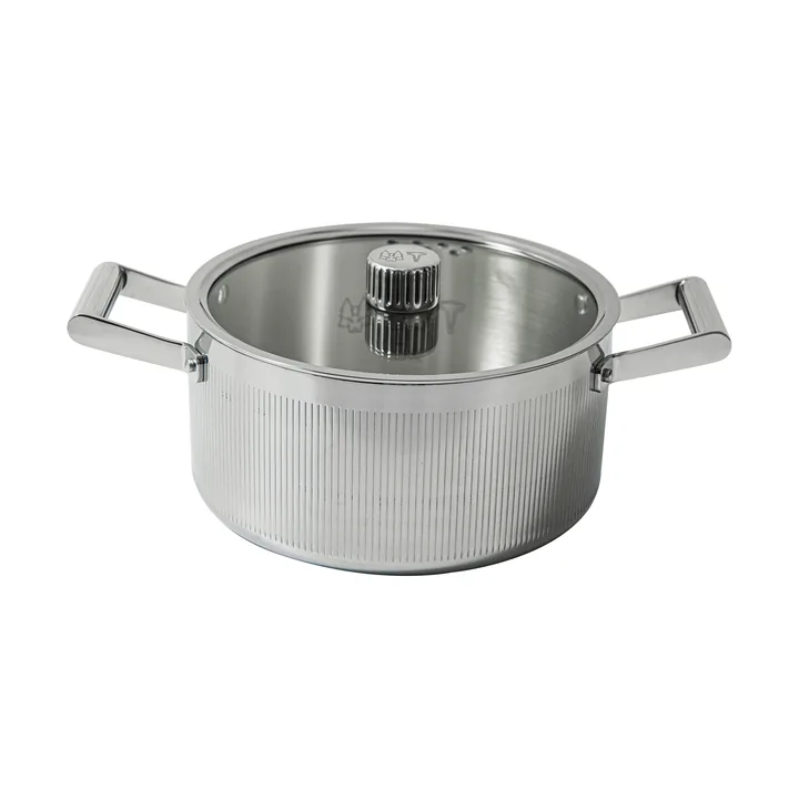 Glima Topf - Edelstahl, Glasdeckel, 4 l - Vargen & Thor