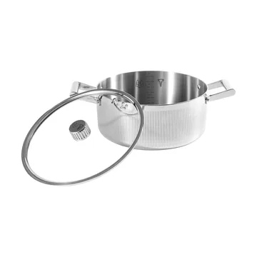 Glima Topf - Edelstahl, Glasdeckel, 7 l - Vargen & Thor
