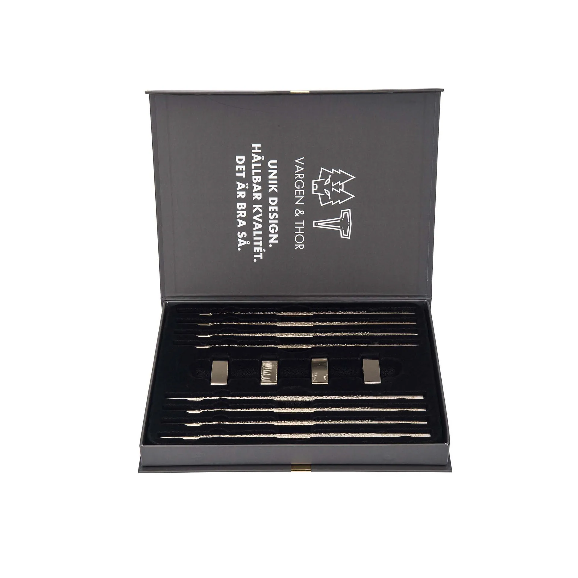 Kito Chopsticks Essstäbchen 4er Pack, Cava Vargen & Thor