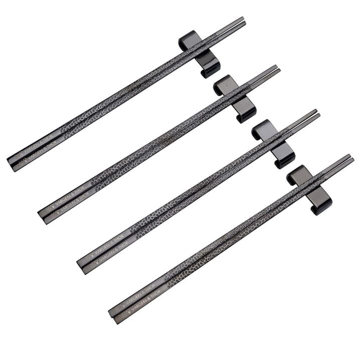 Kito Chopsticks Essstäbchen 4er Pack - Schwarz - Vargen & Thor