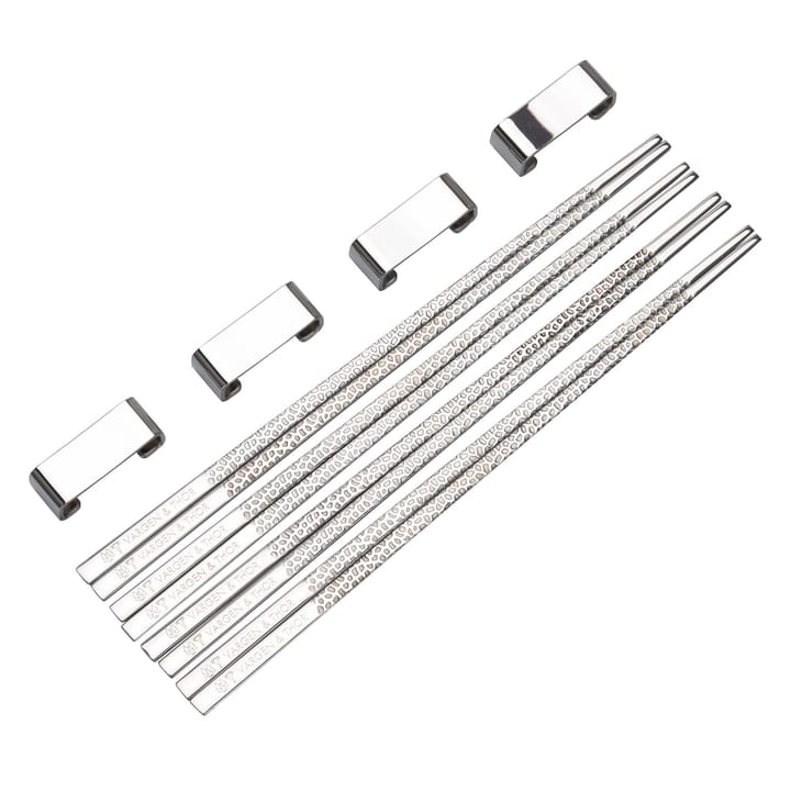 Kito Chopsticks Essstäbchen 4er Pack - Silver - Vargen & Thor