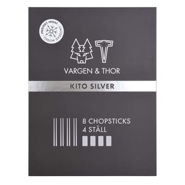 Kito Chopsticks Essstäbchen 4er Pack - Silver - Vargen & Thor