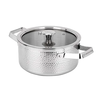Kroma Bark Topf - Polierter Stahl, 2,8 l - Vargen & Thor