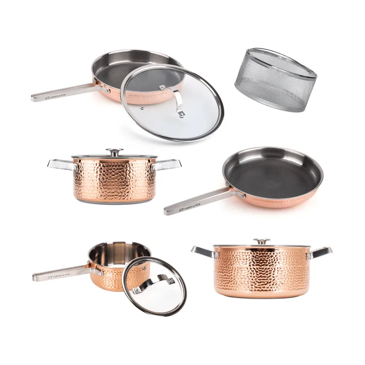 Mjölner Kochset - Kupfer, XL, 10 Teile - Vargen & Thor