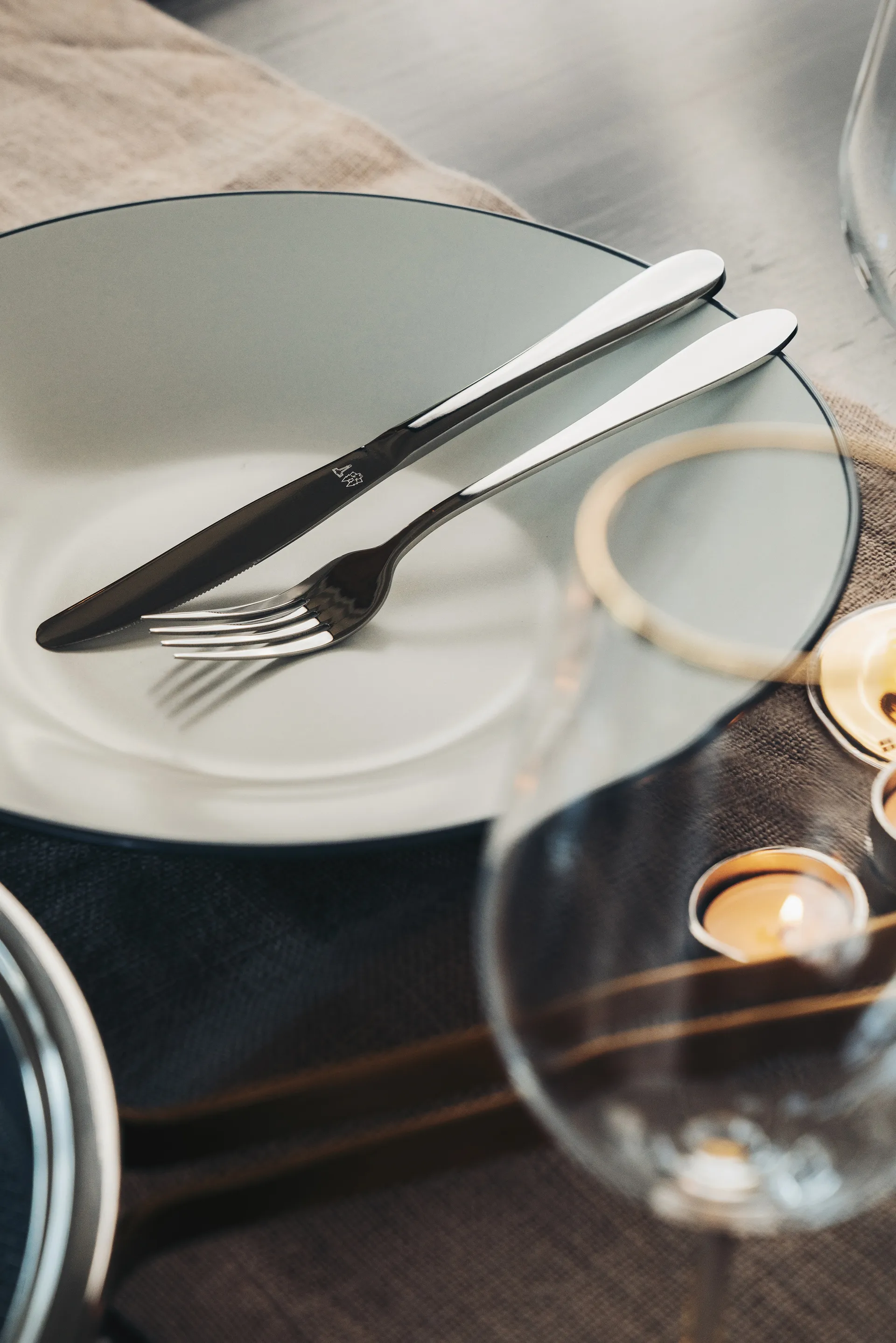 Nord Besteckset 16 Teile, Silber poliert Vargen & Thor