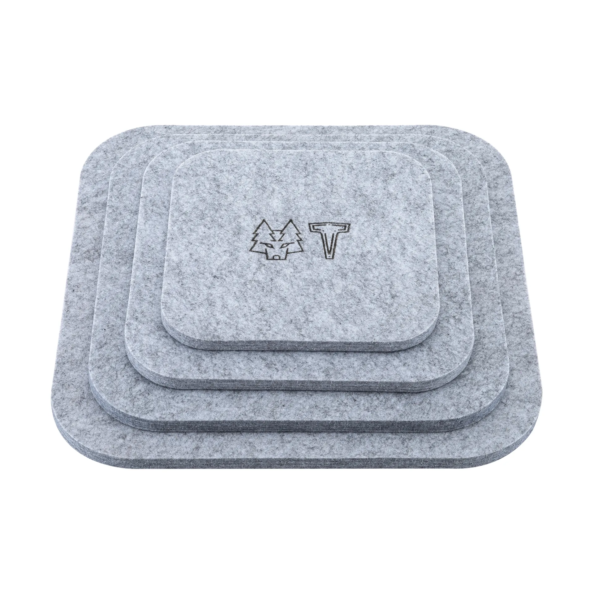 ULT Topfuntersetzer 4 Teile, Aschen grau Vargen & Thor