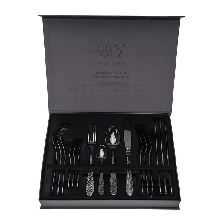 Vargen & Thor Besteckset 16 Teile, Onyx , schwarz Vargen & Thor