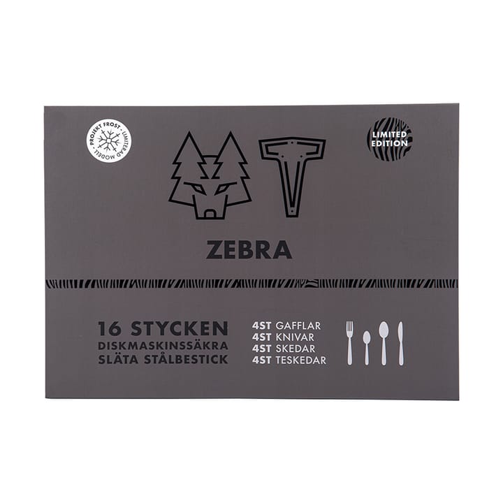 Zebra Besteckset - 16 Teile - Vargen & Thor