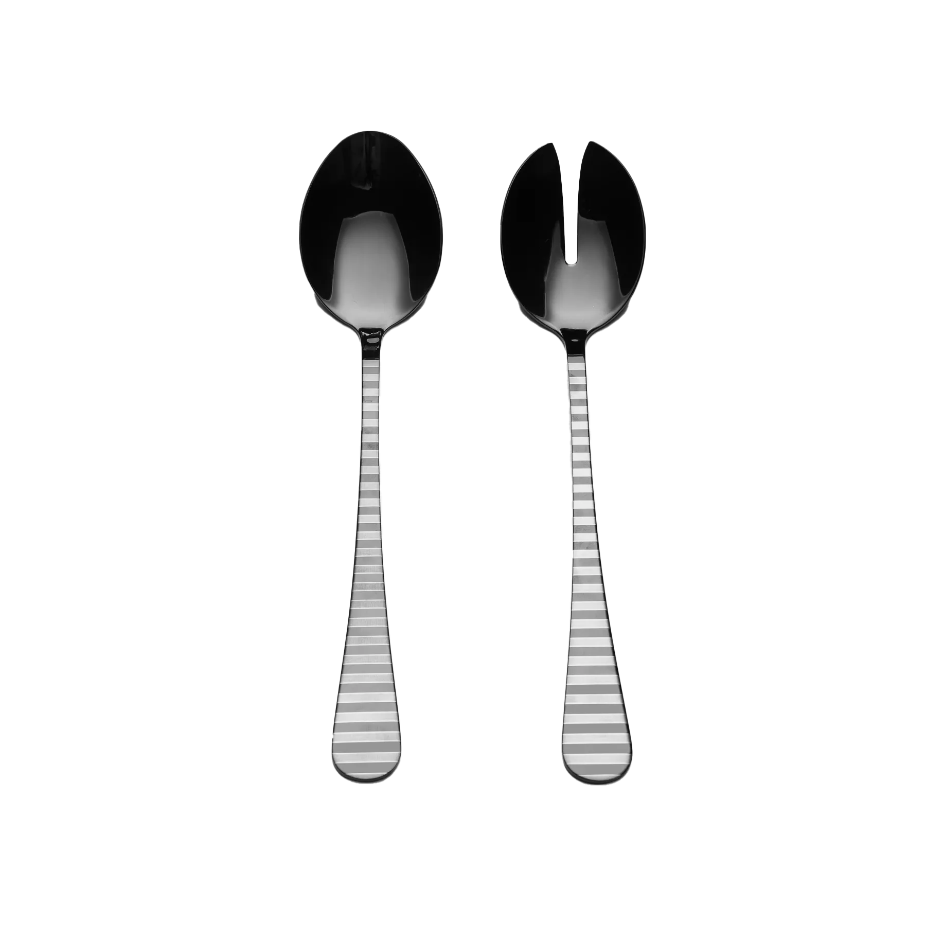 Zebra Salatbesteck 2er-Pack, Zebramuster Vargen & Thor