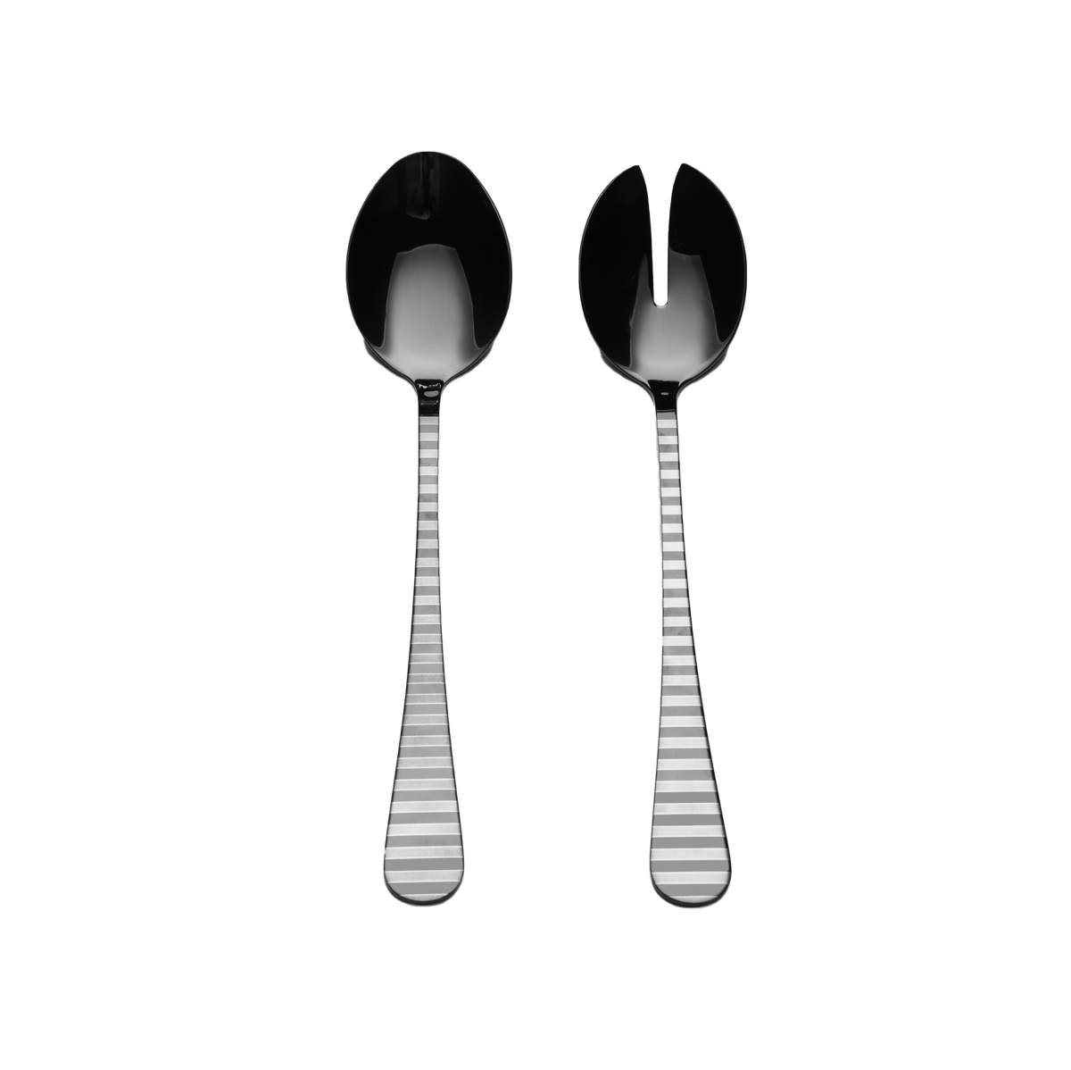 Vargen & Thor Zebra Salatbesteck 2er-Pack Zebramuster