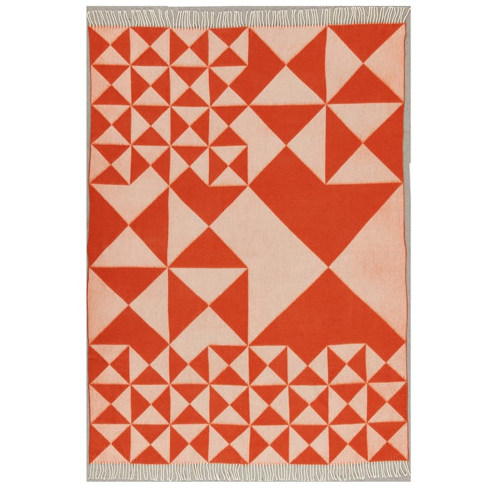 Mirror Wolldecke 130 x 190cm, Orange Verpan