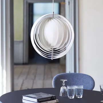 Moon Pendelleuchte - Weiß, Ø44,5 cm - Verpan