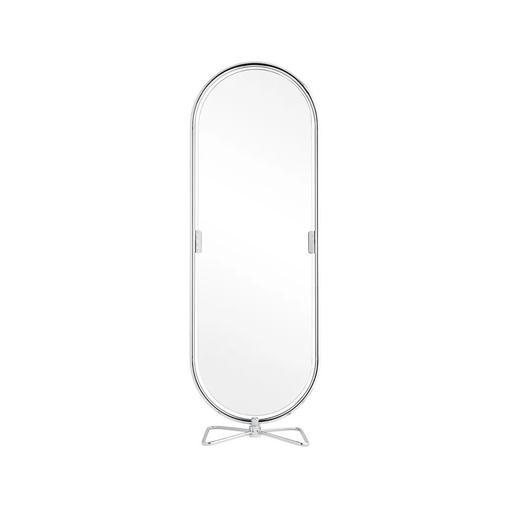 Panton System 123 Standspiegel, Chrom Verpan