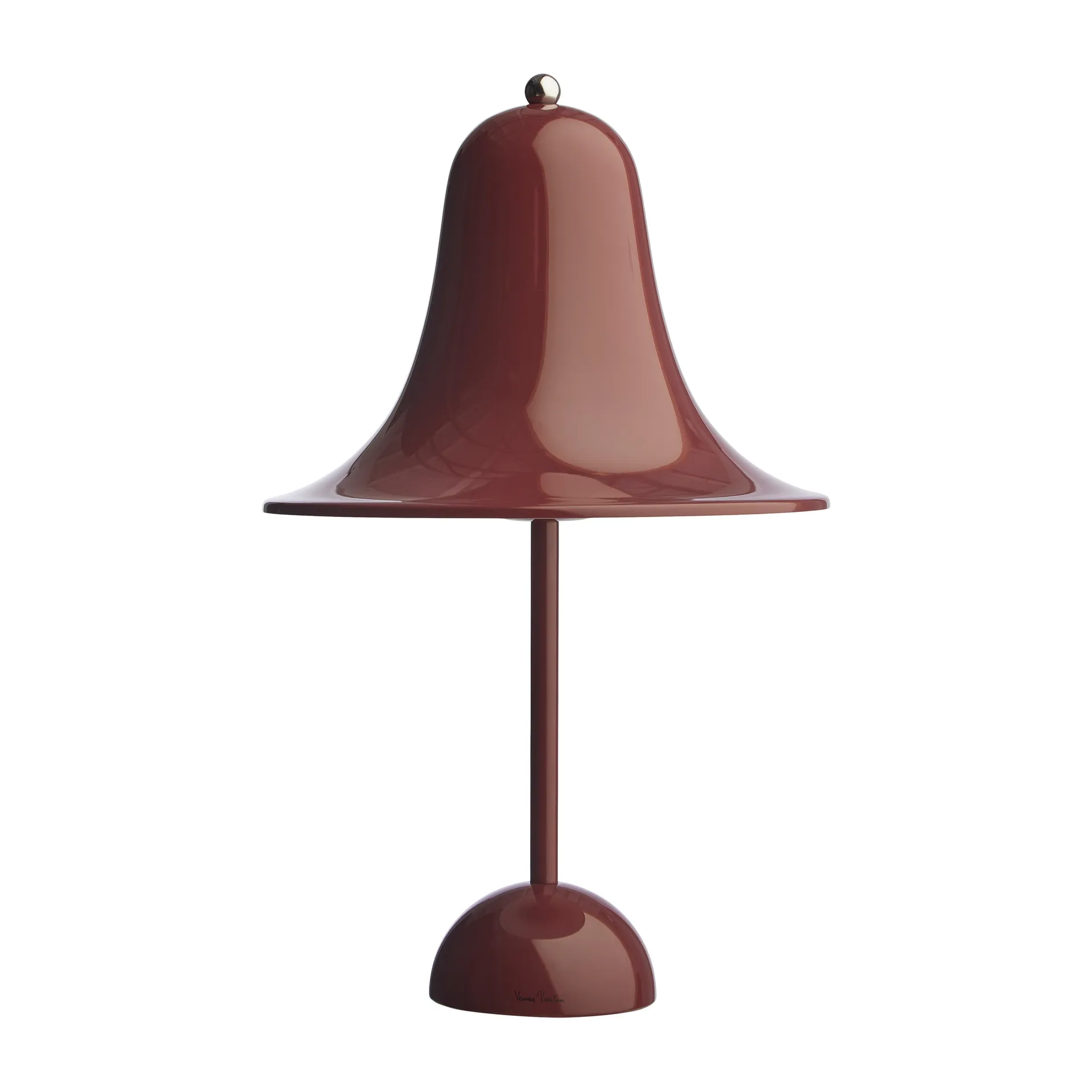 Pantop Tischleuchte Ø23 cm, Burgundy Verpan