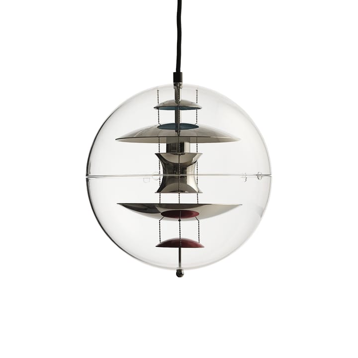 VP Globe Pendelleuchte Ø28cm - Chrome-red-blue - Verpan