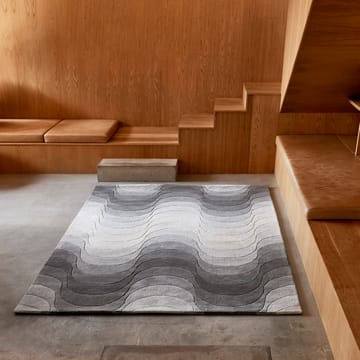 Wave Teppich 170 x 240cm - Grau - Verpan