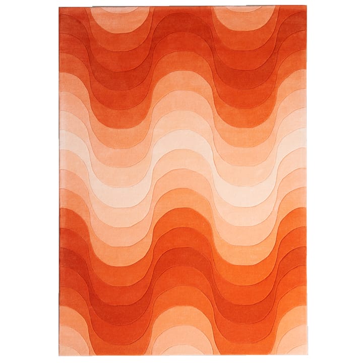 Wave Teppich 170 x 240cm - Orange - Verpan