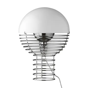 Wire Tischleuchte Ø40 cm - Weiß - Verpan