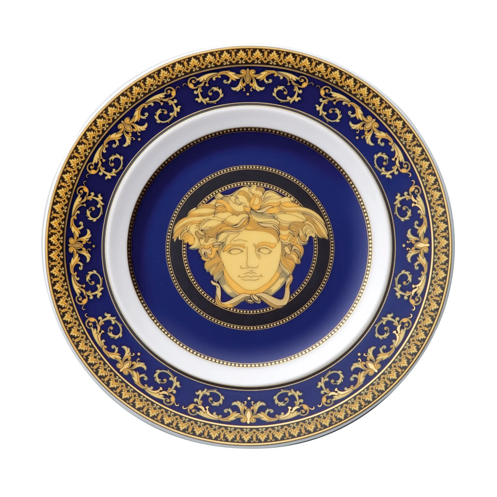 Versace Medusa Blue kleiner Teller, 18cm Versace