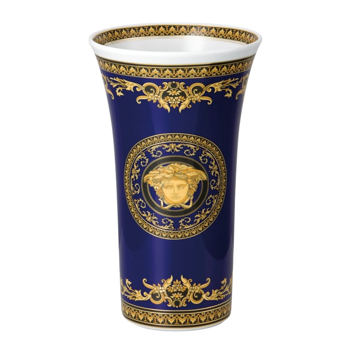 Versace Medusa Blue Vase - Medium - Versace