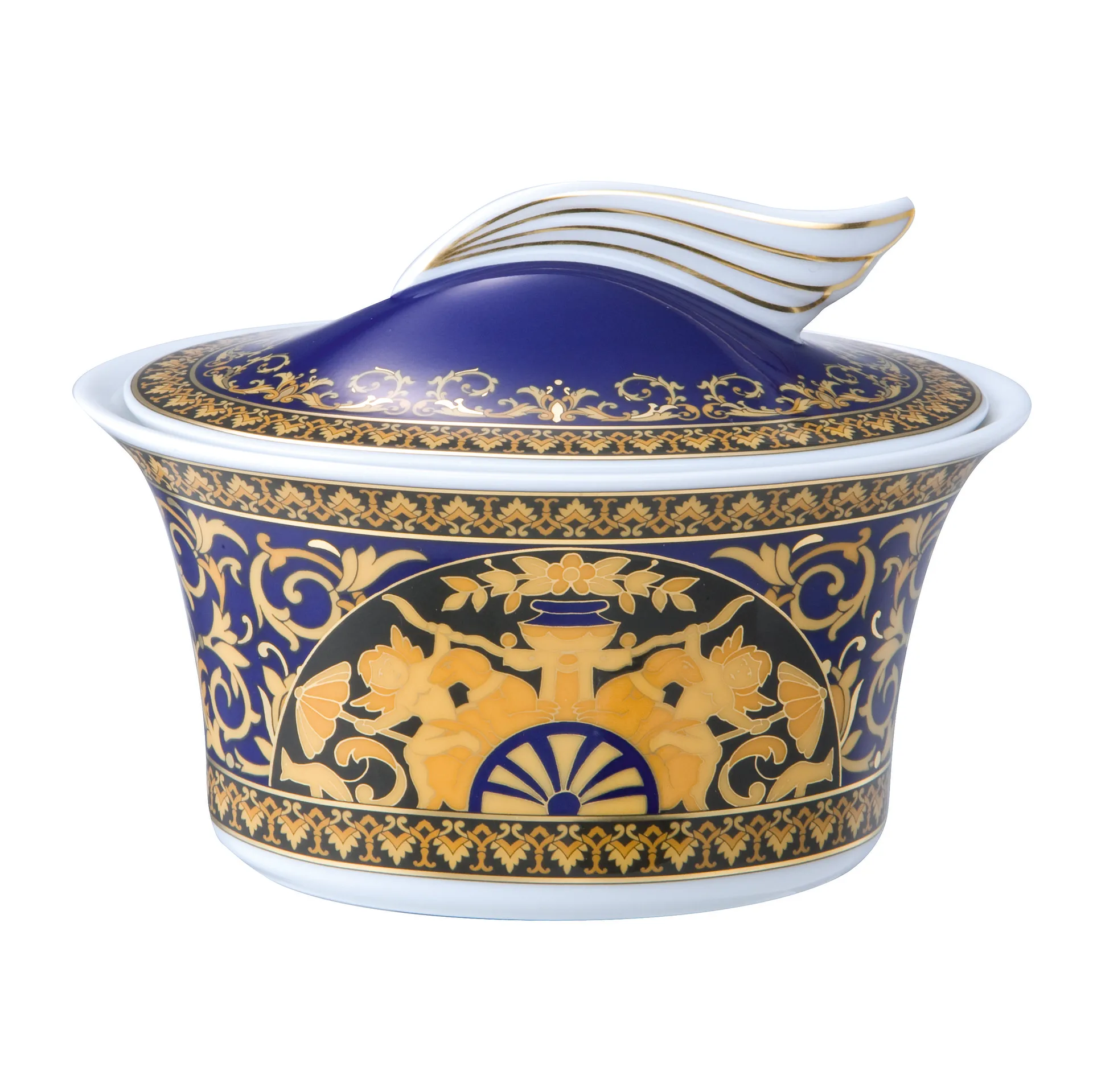 Versace Medusa Blue Zuckerschale, I love Baroque Versace