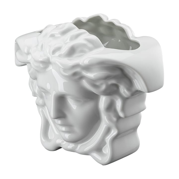 Versace Medusa Grande Vase 15cm, Weiß Versace