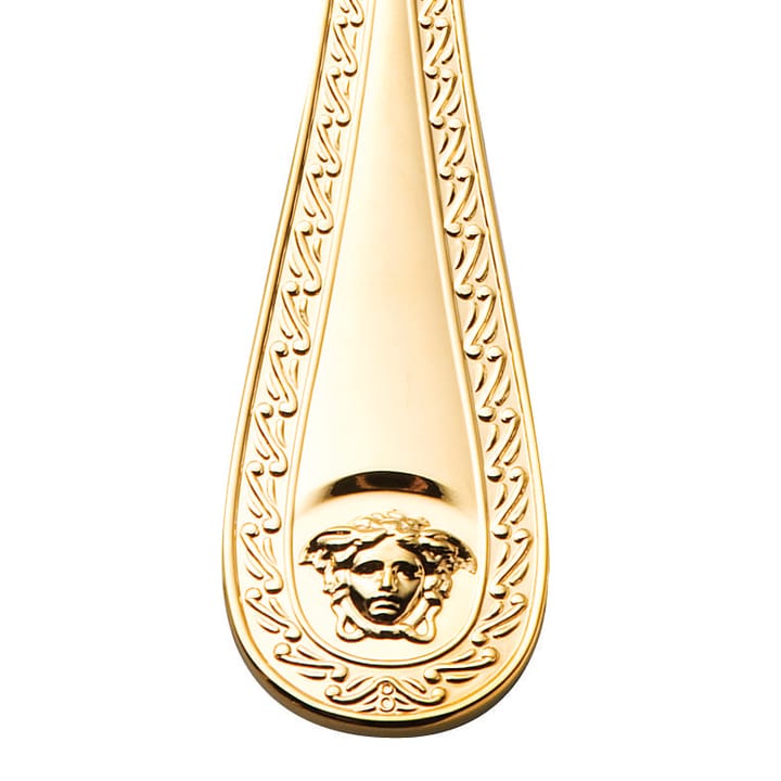 Versace Medusa Menülöffel vergoldet, 20,5cm Versace