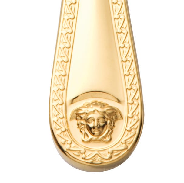 Versace Medusa Menümesser vergoldet - 22,5cm - Versace