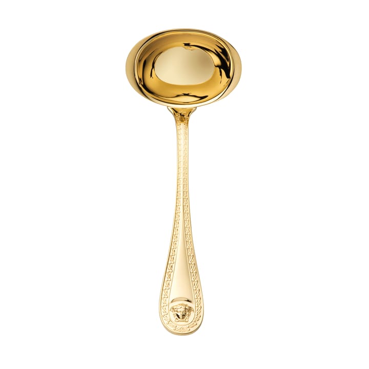 Versace Medusa Saucenlöffel, Vergoldet Versace