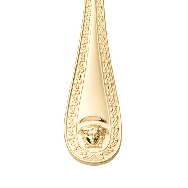 Versace Medusa Saucenlöffel, Vergoldet Versace