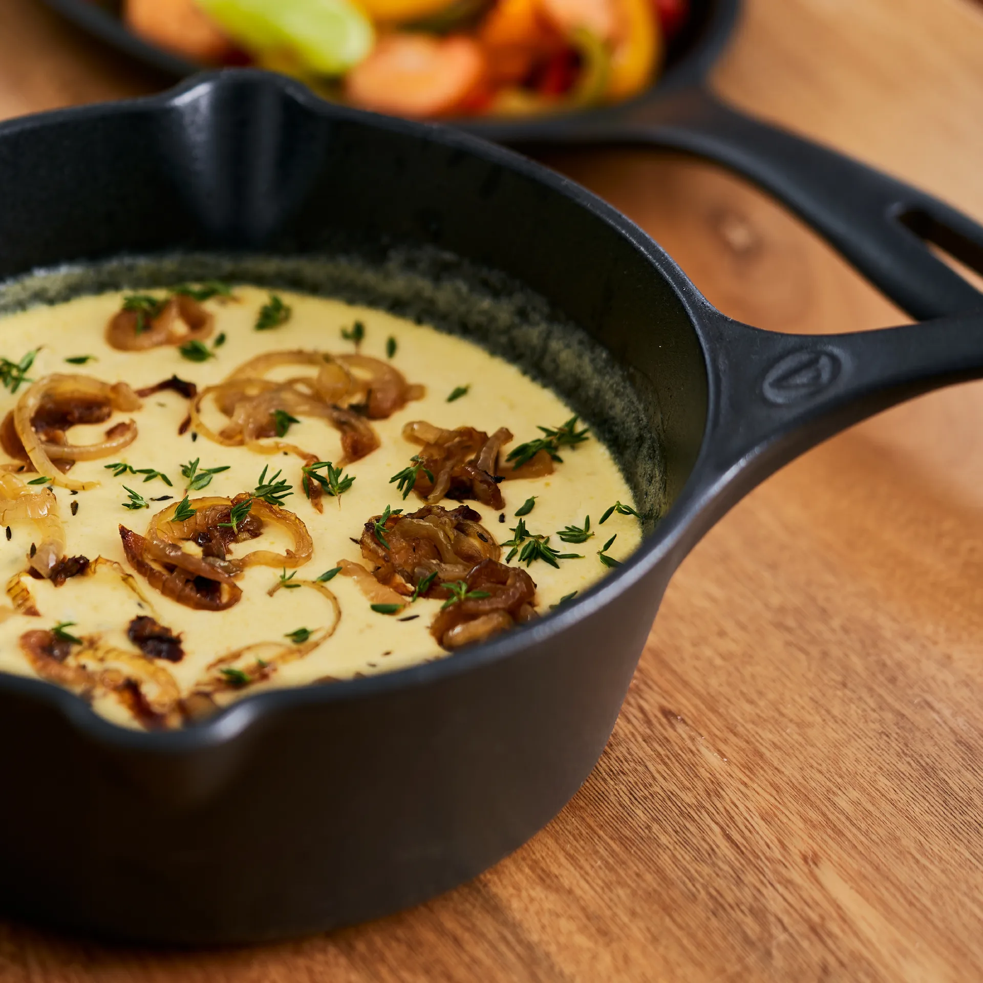 Gusseisen-Topf Ø22 cm, Mattschwarz Victoria