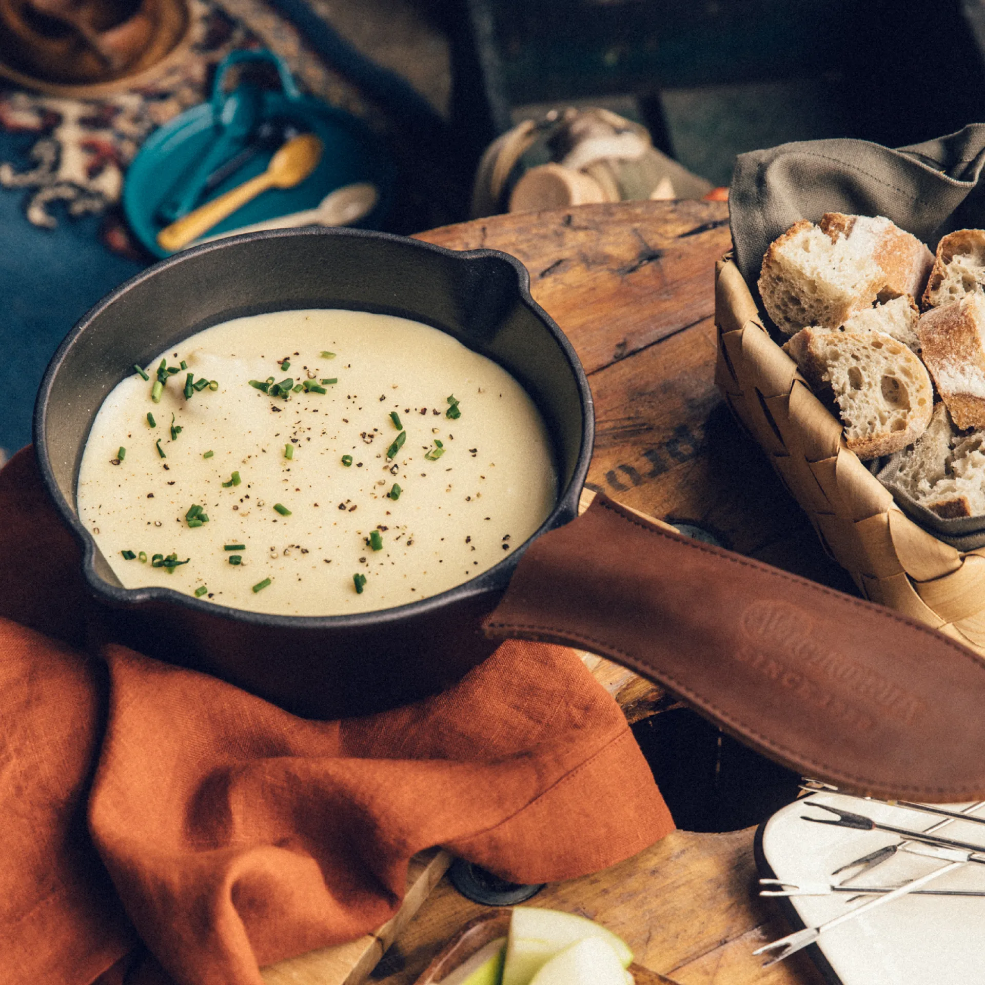 Gusseisen-Topf Ø22 cm, Mattschwarz Victoria