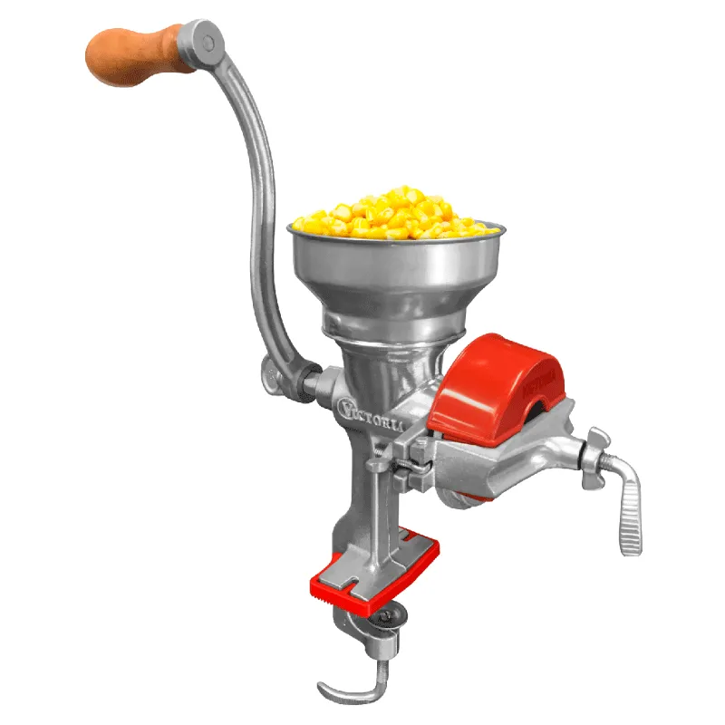 Manuell Mühle Gusseisen, Stahl-rot Victoria