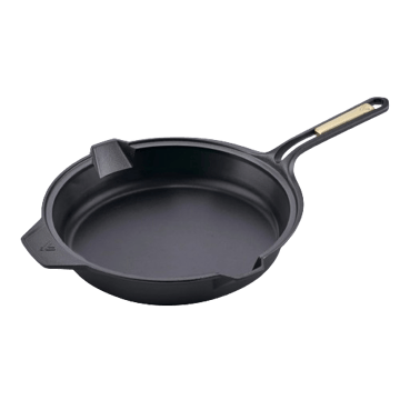 Signature Bratpfanne Gusseisen 30 cm - Schwarz - Victoria
