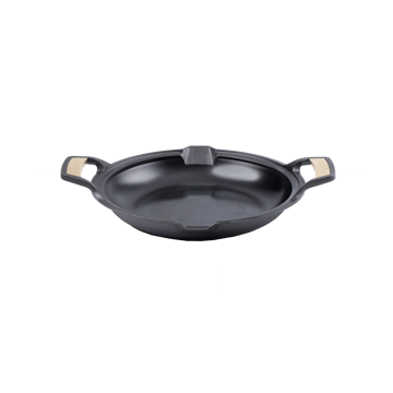 Signature Paellapfanne aus poliertem Gusseisen 33 cm - Schwarz - Victoria