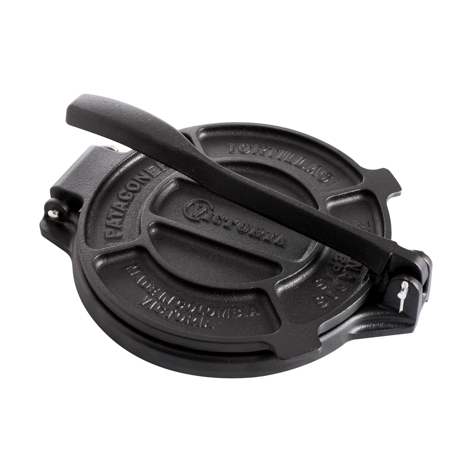 Tortillapresse Gusseisen 20 cm, Schwarz Victoria