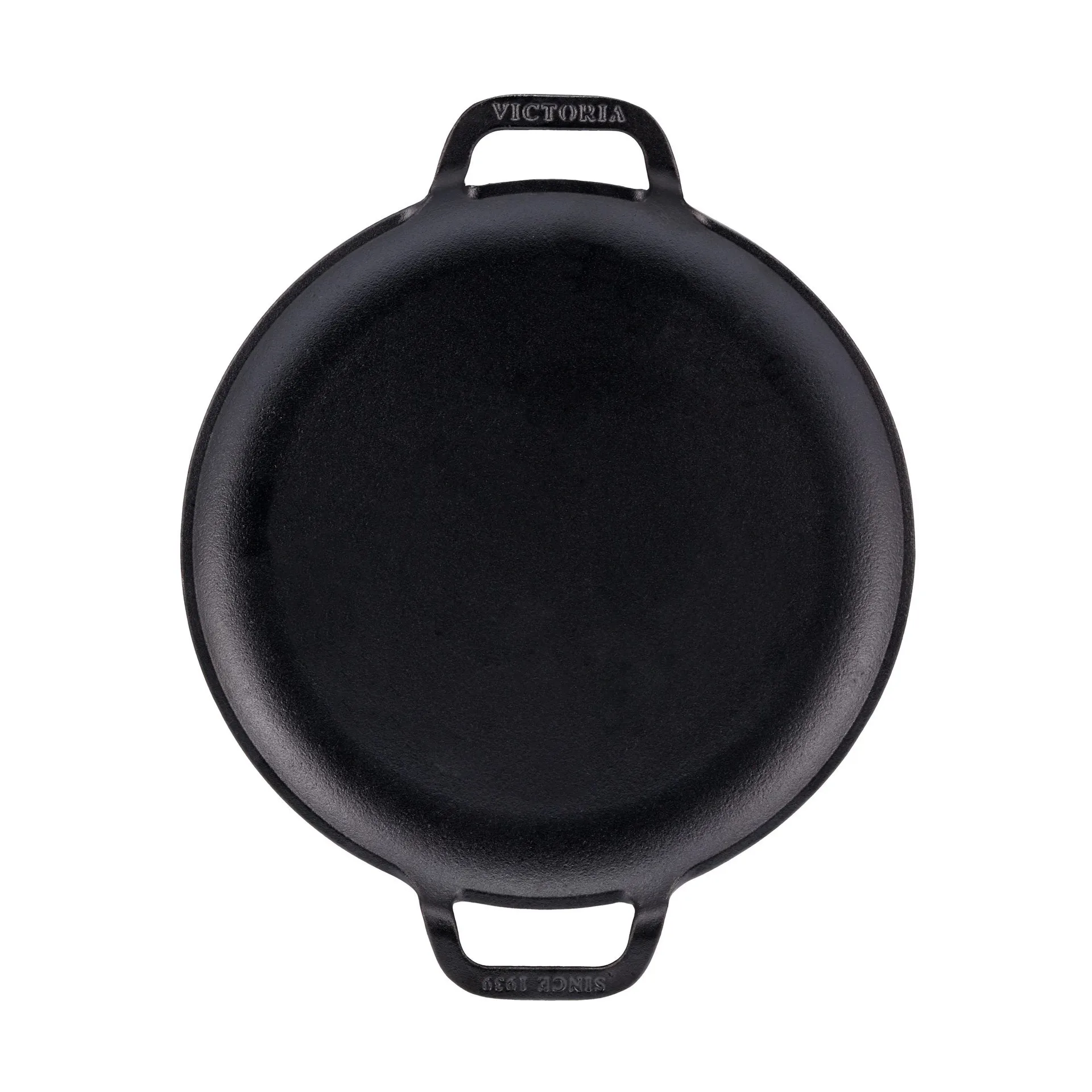 Victoria Comal Bratpfanne mit zwei Griffen pre-seasoned, Ø25 cm Victoria