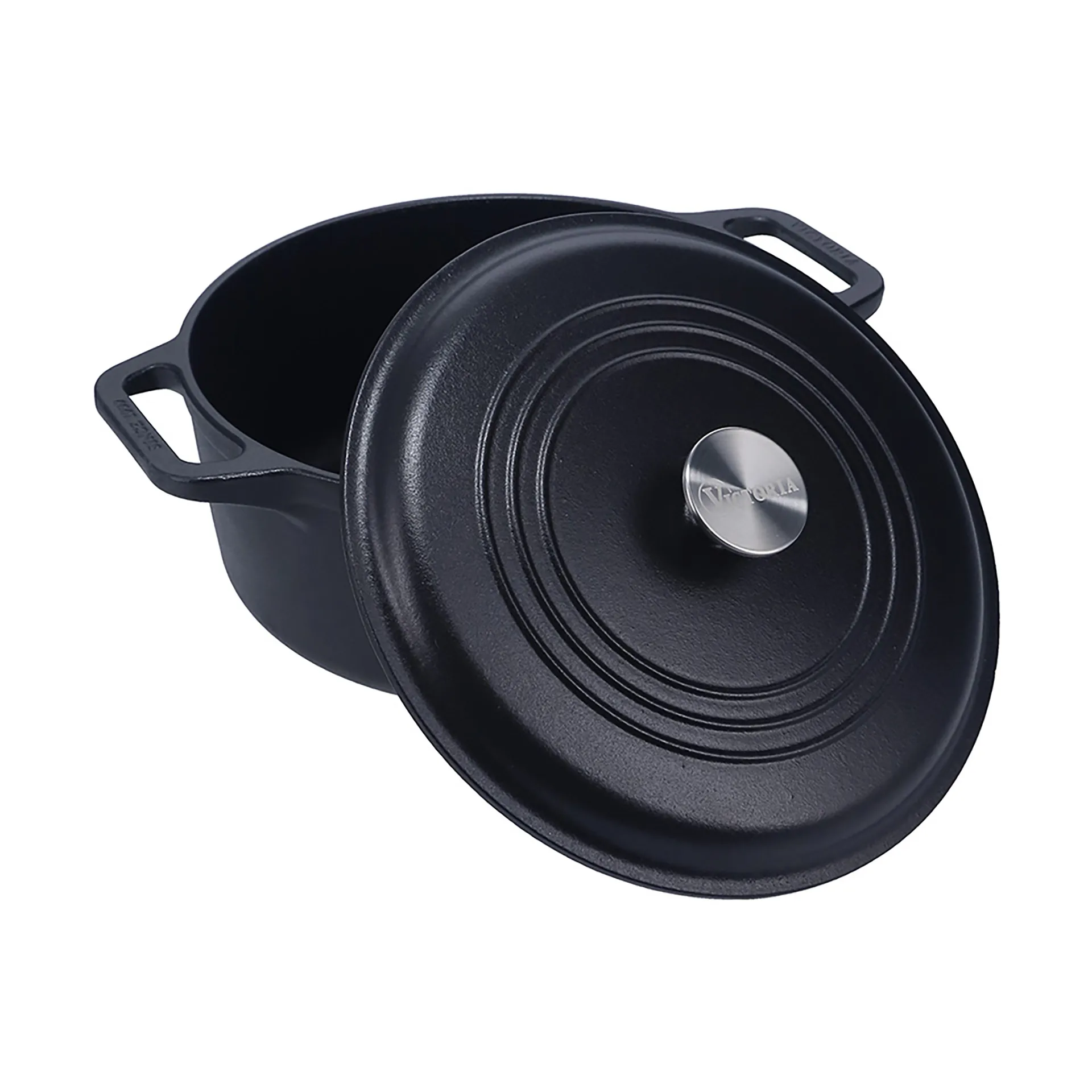Victoria Kochtopf Gusseisen pre-seasoned, 6,6 l Victoria
