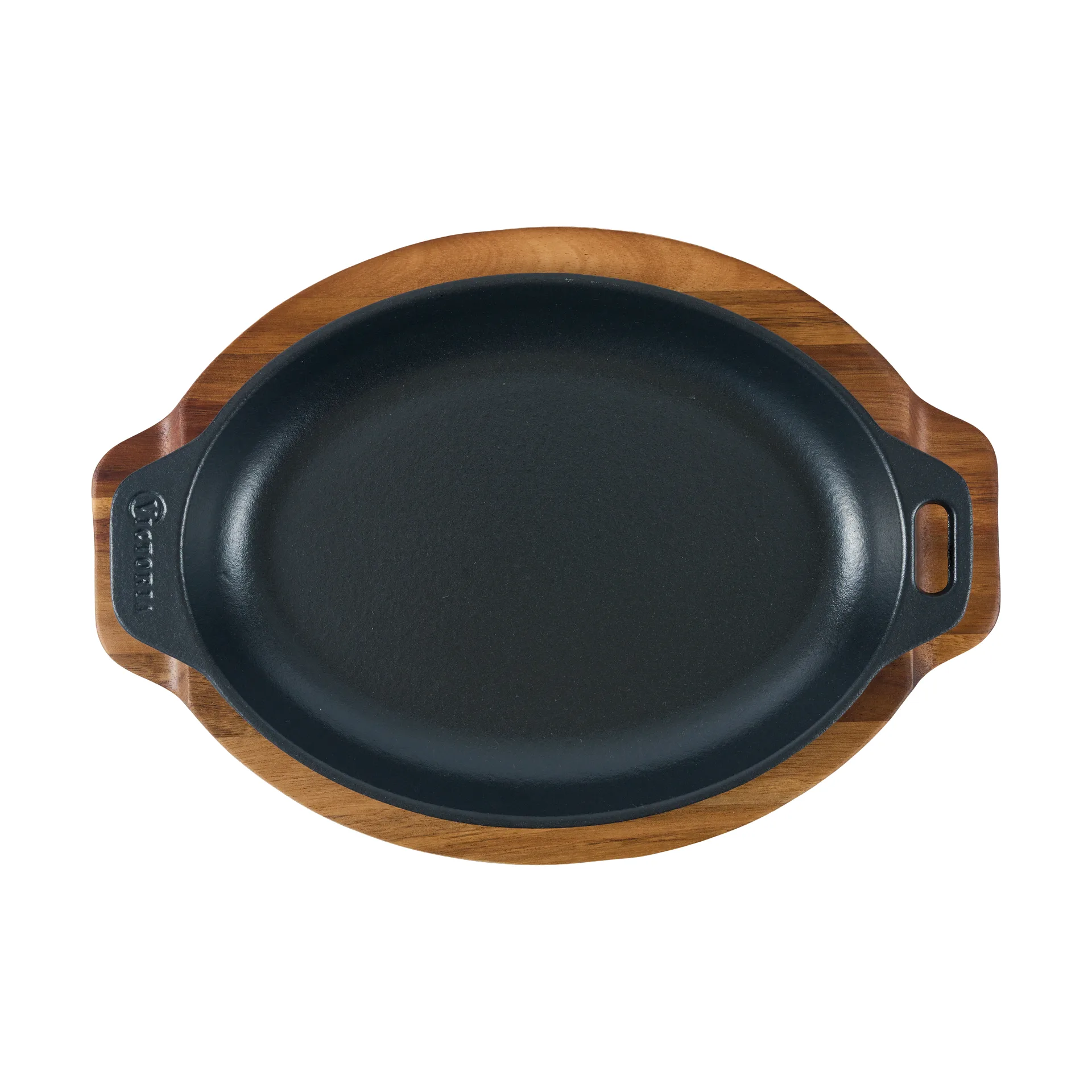 Victoria ovales Servierplatten Akazienholz, 29,4x19 cm Victoria