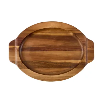 Victoria ovales Servierplatten Akazienholz - 29,4x19 cm - Victoria