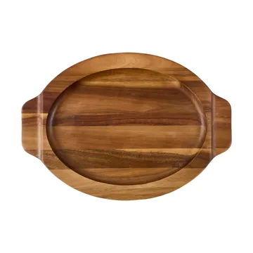 Victoria ovales Servierplatten Akazienholz - 29,4x19 cm - Victoria