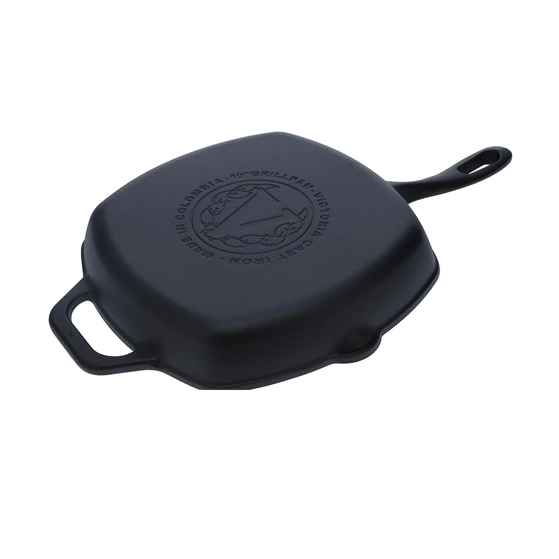Victoria quadratische Grillpfanne Gusseisen enameled, 44,1x28,4 cm Victoria