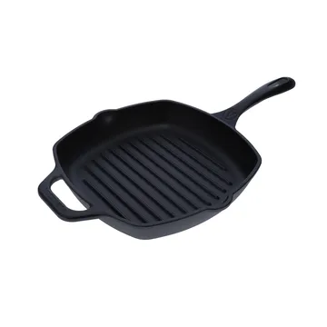 Victoria quadratische Grillpfanne Gusseisen pre-seasoned - 44,1x28,4 cm - Victoria