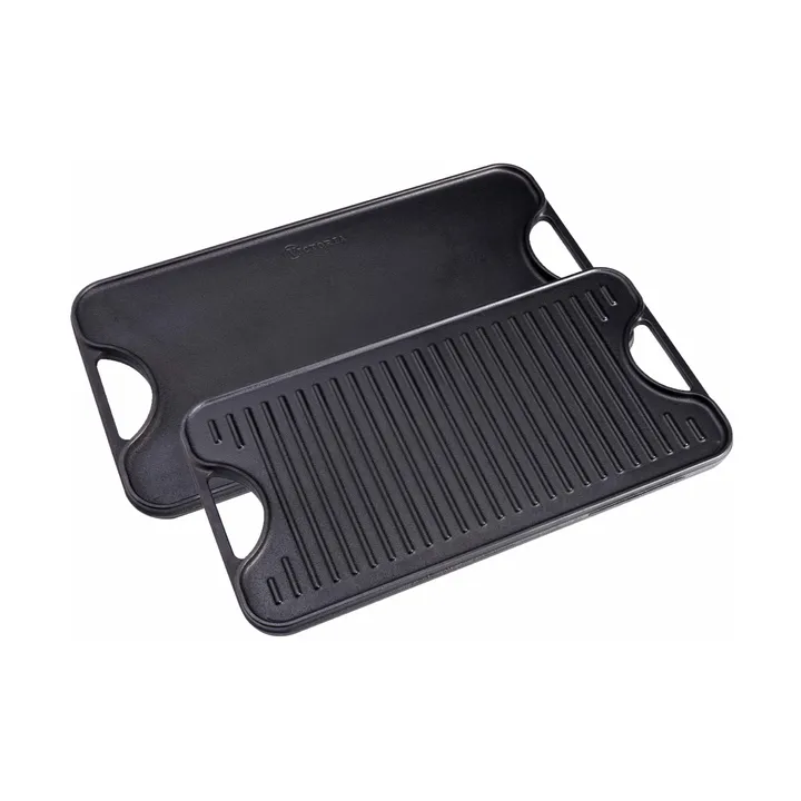 Victoria rechteckige Grillplatte enameled - 47,4x25,4 cm - Victoria