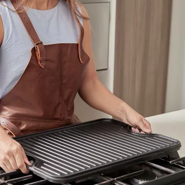 Victoria rechteckige Grillplatte enameled - 50x35 cm - Victoria